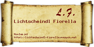 Lichtscheindl Fiorella névjegykártya